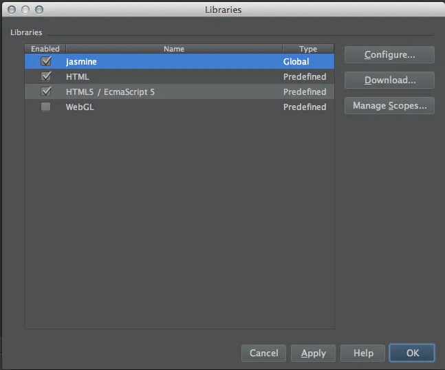 Intellij 13 enable library for project