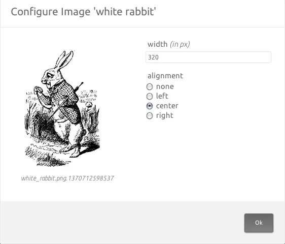platen configure image